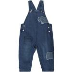 Jeans-Latzhosen für Kinder mit Knopf aus Denim für Babys Größe 56 für den für den Sommer 