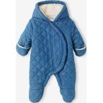 Blaue Vertbaudet Kinderschneeanzüge & Winteroveralls für Kinder aus Baumwolle gepolstert für Babys Größe 56 für den für den Winter 