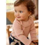 Pinke Vertbaudet Kinderstrickpullover aus Polyamid für Babys Größe 68 