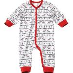 Rote PUSBLU Bio Kinderschlafanzüge & Kinderpyjamas für Babys für den für den Winter 
