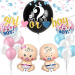 Reduzierte Folienballons zur Babyparty 