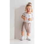 Baby-Sommer-Overall aus Baumwolle Nicol Ella beige