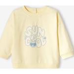 Gelbe Vertbaudet Kindersweatshirts aus Baumwolle für Babys Größe 74 