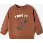 Schokoladenbraune Motiv Die Peanuts Snoopy Kindersweatshirts aus Baumwolle für Babys Größe 62 