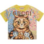 Baby-T-Shirt aus Baumwolle mit Katzen-Print