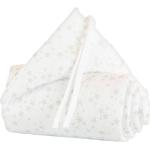 Babybay Nestchen aus Piqué für Beistellbett Original - Sterne Perlgrau - Weiß