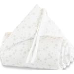 Babybay Nestchen Midi Piqué - weiß Sterne perlgrau