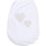 Weiße Gepunktete Tobi Bio Winterschlafsäcke für Babys für den für den Winter 