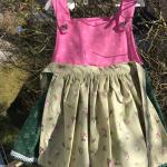 Rosa Kinderfestkleider mit Reißverschluss für Babys Größe 80 