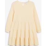 Gelbe Monki Mini Babydoll-Kleider aus Seersucker für Damen Größe XL 