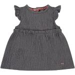babyface Baby Mädchen Kurzarm Kleid 8722 in grau, Kleidergröße:110, Farbe:Grau