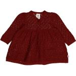 Pinke Müsli Bio Nachhaltige Kinderkragenkleider mit Knopf aus Baumwolle Größe 98 