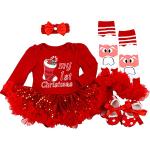 Rote Weihnachtskostüme für Babys 