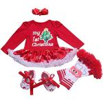 Rote Weihnachtskostüme für Babys 