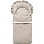 Beige Boho Babyschlafsäcke mit Reißverschluss aus Baumwolle für Babys 