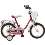 Kinderfahrrad 14 Zoll Fahrrad für Kinder Mädchen Kinderrad Mädchenfahrrad Lila 