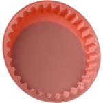 Rosa Runde Tarteformen aus Silikon spülmaschinenfest 