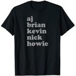 Backstreet Boys - Stacked Names T-Shirt