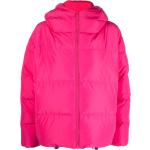 Reduzierte Rosa Gesteppte BACON Maxi Daunenmäntel lang mit Reißverschluss für Damen für den für den Winter 