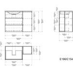 Weiße Emotion Zimmereinrichtungen aus Beton Breite 100-150cm, Höhe 0-50cm, Tiefe 50-100cm 