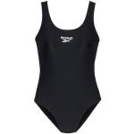 Schwarze Sportliche Reebok Damenschwimmanzüge & Damensportbadeanzüge mit Cutwork mit Racerback Größe XS 