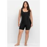 Schwarze Sheego Damenschwimmanzüge & Damensportbadeanzüge mit Reißverschluss Größe 3 XL Große Größen für den für den Winter 