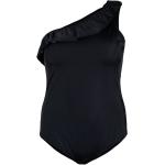 Schwarze Unifarbene Damenbadeanzüge aus Polyamid ohne Bügel Größe 8 XL Große Größen 
