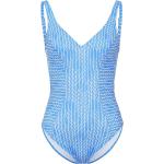Kornblumenblaue SUNFLAIR Damenbadeanzüge aus Polyamid maschinenwaschbar 
