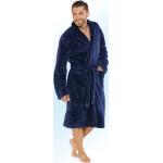 Marineblaue bader Midi Bademäntel mit Kapuze aus Polyester mit Kapuze für Herren Größe XL 