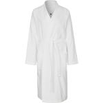 Weiße VOSSEN Dallas Mini Bademäntel kurz aus Baumwolle für Herren Größe 4 XL 