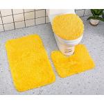 Gelbe Duschmatten & Duscheinlagen matt 3-teilig 