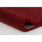 Reduzierte Rote Unifarbene Kleine Wolke Meadow Rechteckige Badematten & Duschvorleger aus Textil 