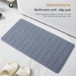 Khakifarbene Rechteckige Badematten & Duschvorleger Matte aus Kunststoff 