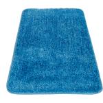 Blaue Unifarbene Paco Home Rechteckige Badematten & Duschvorleger aus Textil 