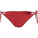 Rote Unifarbene Calvin Klein Bikinihosen & Bikinislips aus Neopren für Damen Größe XS 