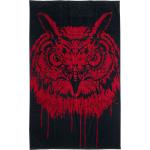 Badetuch schwarz/rot "Scary Ram - Handtuch" von RED by EMP