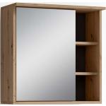 Braune Moderne Möbel Exclusive Spiegelschränke aus MDF LED beleuchtet Breite 50-100cm, Höhe 50-100cm, Tiefe 0-50cm 