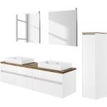 Weiße puris Zimmereinrichtungen aus Glas Breite 150-200cm, Höhe 0-50cm, Tiefe 0-50cm 2-teilig 