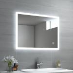 Reduzierte Blaue Badspiegel & Badezimmerspiegel LED beleuchtet 