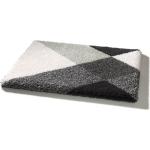 Graue bader Runde Badgarnitur Sets aus Textil maschinenwaschbar 