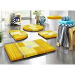 Gelbe Grund Badgarnitur Sets aus Textil maschinenwaschbar 