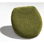 Grüne Kleine Wolke WC Deckelbezüge aus Textil maschinenwaschbar 