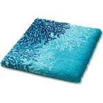 Türkise Grund Quadratische Badgarnitur Sets aus Textil maschinenwaschbar 