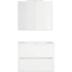 Badmöbel-Set Allibert Sense BxHxT 100,5 x 65 x 46,2 cm Frontfarbe weiß glanz mit Waschtisch