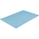 Hellblaue Quadratische Badematten & Duschvorleger aus Frottee 30x30 