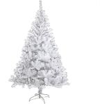 BAFYLIN Künstlicher Weihnachtsbaum Tannenbaum Kiefernadel Christbaum Dekobaum Kunstbaum (Weiß, 150cm)