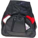 BAG STREET Freizeitrucksack »OTJ600S Bag Street Damenhandtasche Sporttasche« (Cityrucksack), Damen, Jugend Rucksack, Tasche aus Echtleder in schwarz
