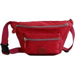 Bag Street Gürtel Tasche Hüfttasche Bauchtasche Nylon präsentiert von ZMOKA® in versch. Farben (Rot)