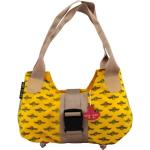 Reduzierte Sonnengelbe Bag To Life Hobo Bags mit Reißverschluss für Damen 