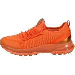 Orange Bagatt Metallic-Sneaker durchsichtig mit Schnürsenkel in Normalweite aus Mesh leicht für Damen Größe 39 mit Absatzhöhe 3cm bis 5cm 